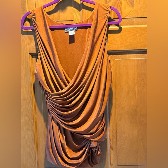 Randolph Duke Ruched Drape Top - Picture 6 of 7